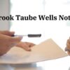 Brook Taube Wells Notice