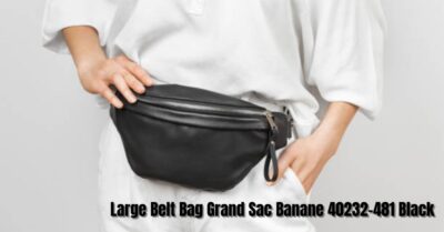 Large Belt Bag Grand Sac Banane 40232-481 Black